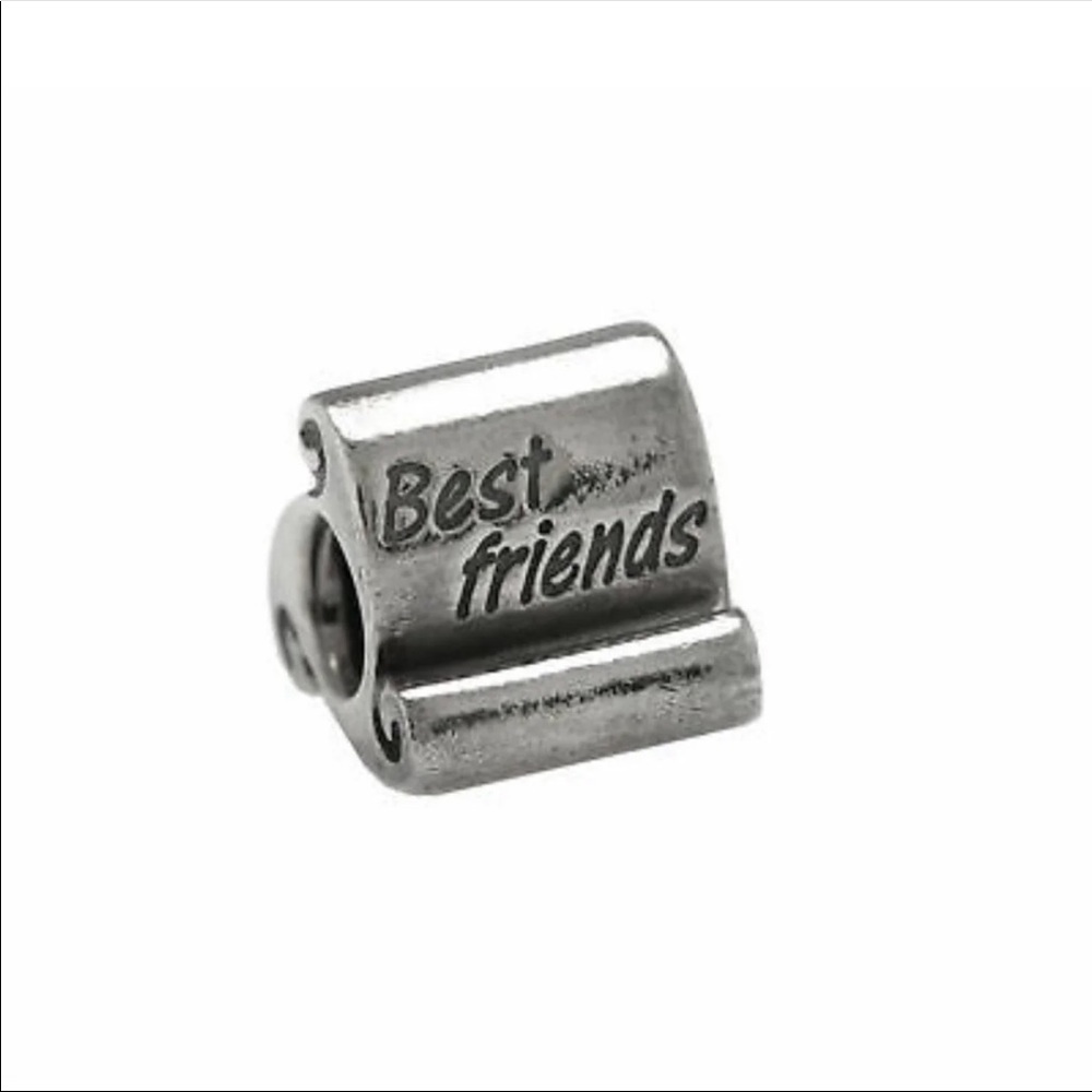 Authentic Pandora Best Friends Scroll Bead Charm
